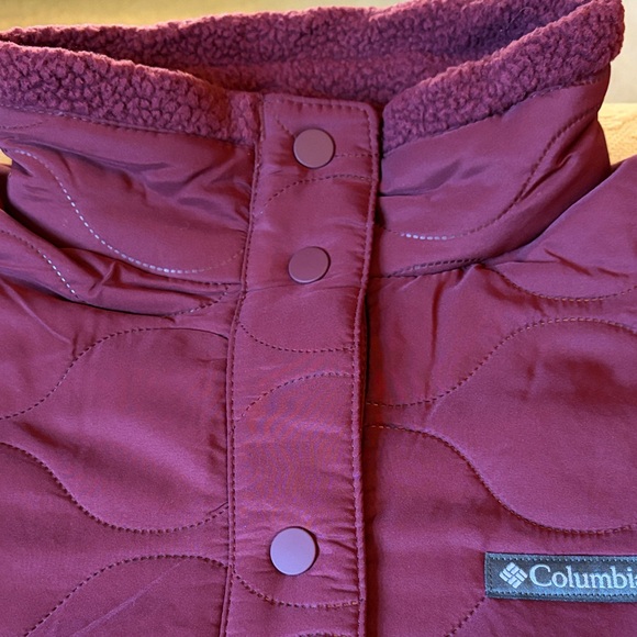 Columbia Womens Rich Wine Cloud Point Long Fleece Jacket/NWT/M - Picture 11 of 15